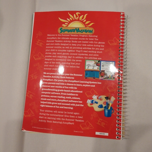 1999 Summer Vacation 1st Grade Jump Start activity book, NEW never used - Picture 4 of 14